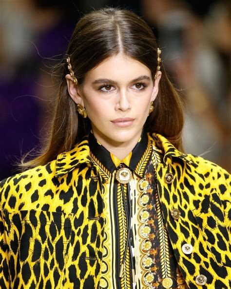 versace donna top gaia geber|kaia gerber dresses.